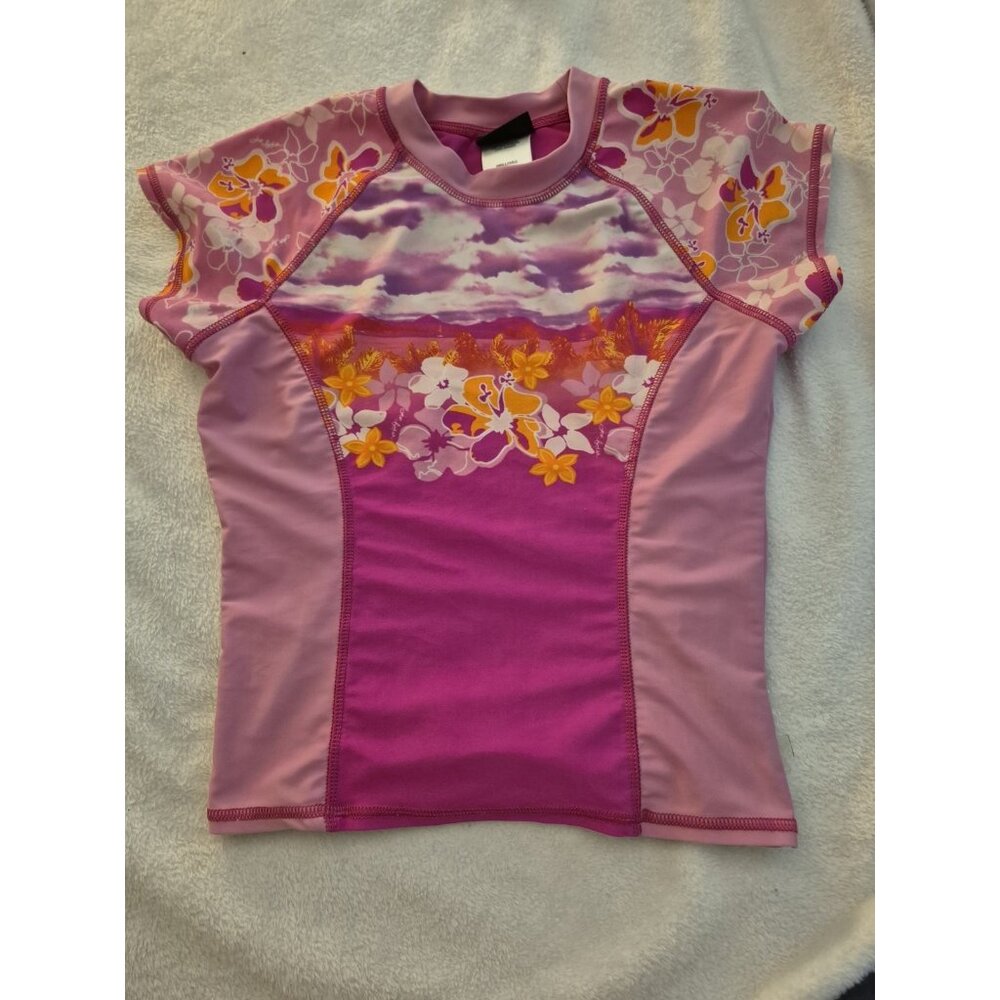 Girls Joe Boxer Rash Guard Shirt